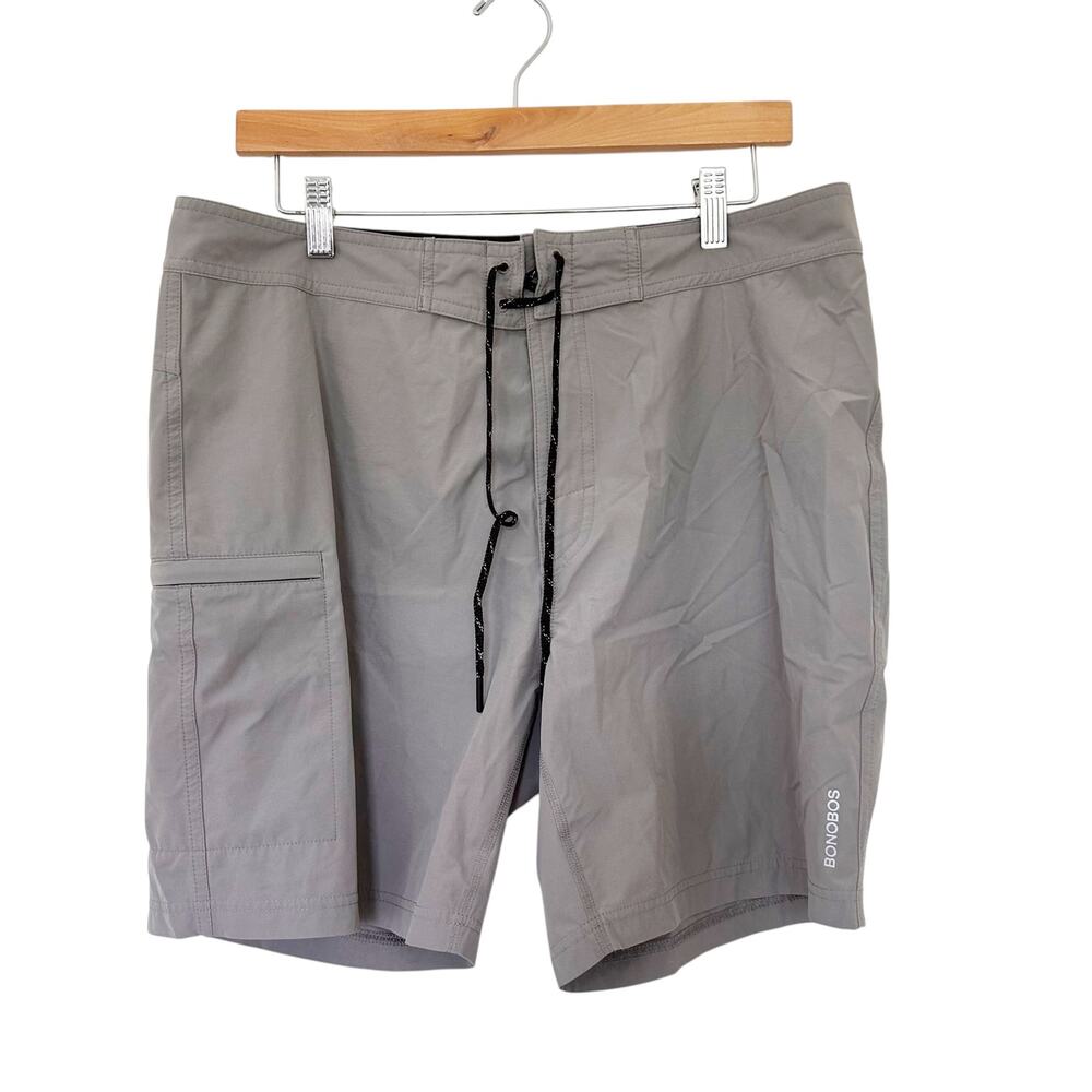 Bonobos Gray Bathing Suit Swim Trunks Sz 34